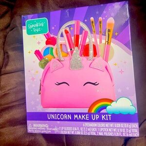 *SOLDMercari* Sprinkles Toyz Makeup Kit Little Girls Pink Glitter Unicorn Purse